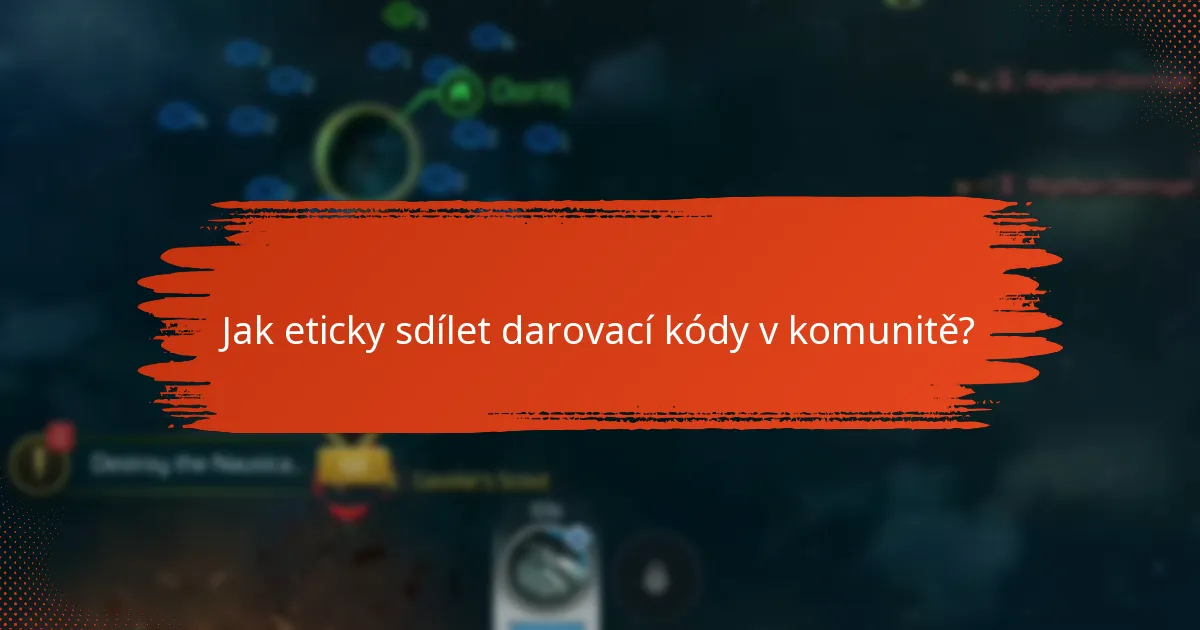 Jaké jsou osvědčené postupy pro používání darovacích kódů?