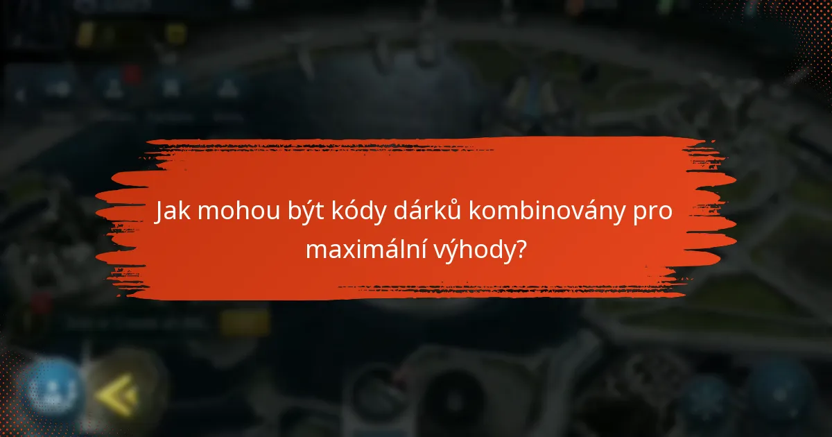 Jak propojit účty pro uplatnění kódů dárků?