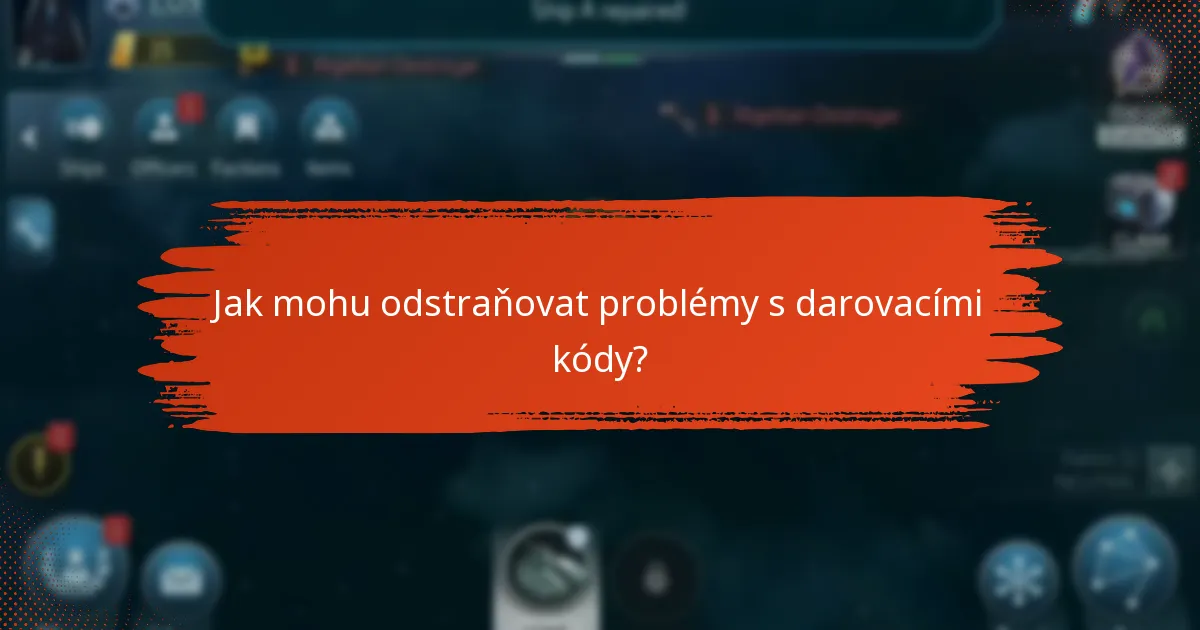 Jak mohu odstraňovat problémy s darovacími kódy?