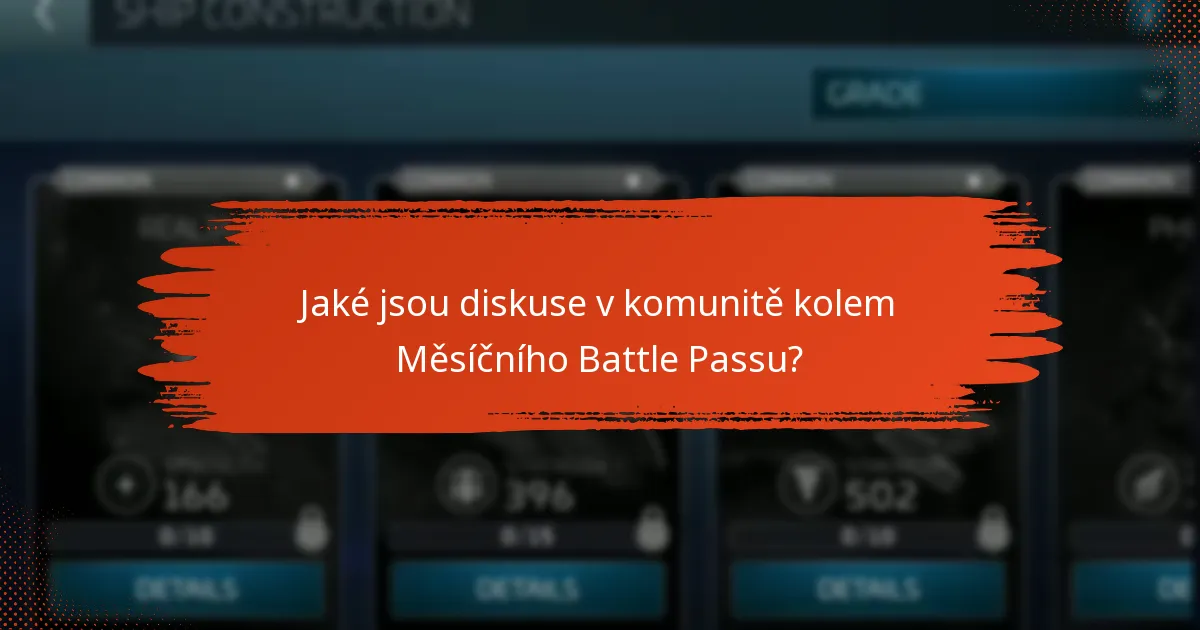 Jaké jsou diskuse v komunitě kolem Měsíčního Battle Passu?